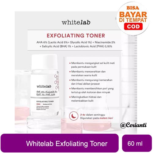 Whitelab Exfoliating Toner