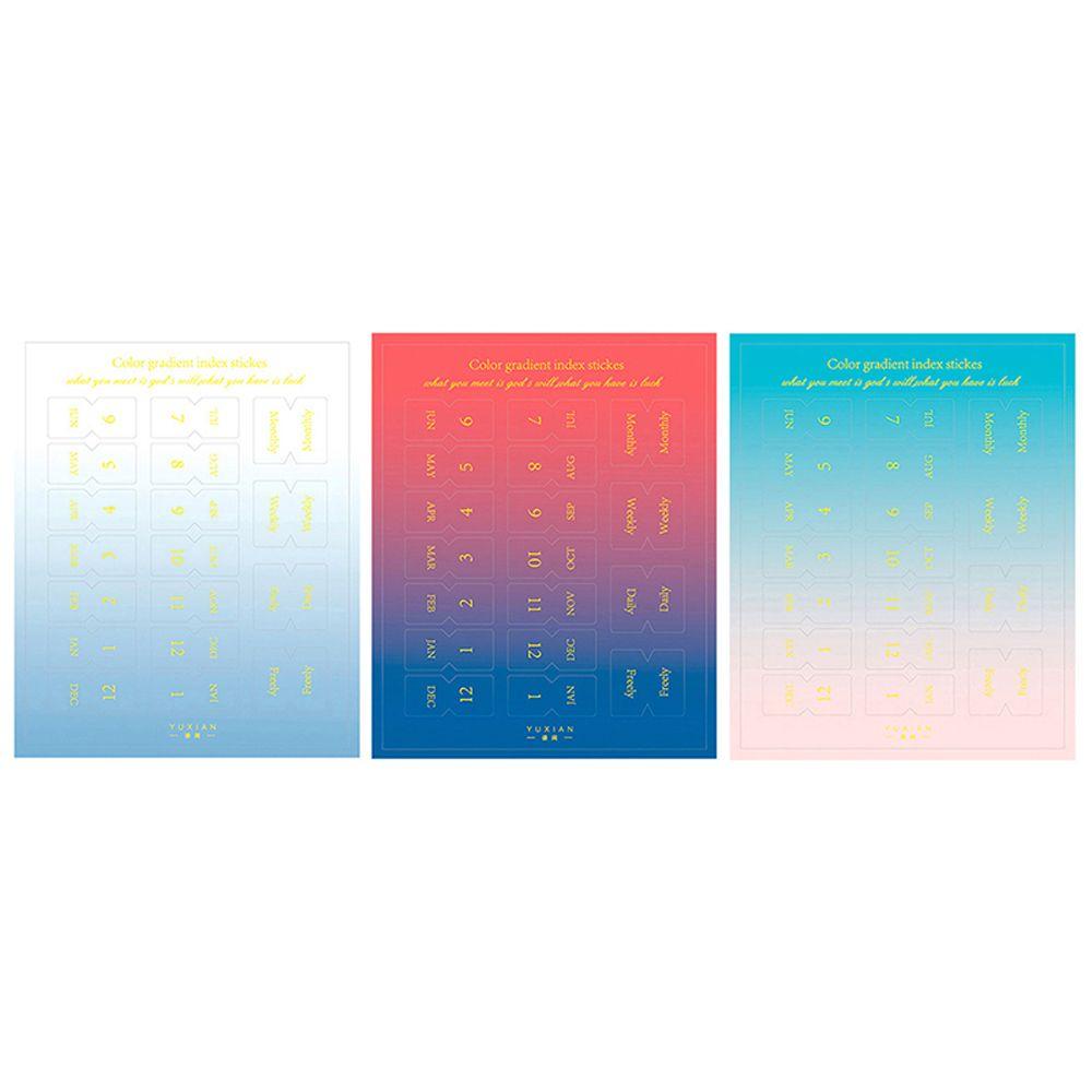 Stiker Indeks Agustina Memo Pads Daily Planner Kreativitas Notes Stiker Perlengkapan Kantor Klasifikasi Tanda Stationary Label Stiker Memo Kit Writable Sticker