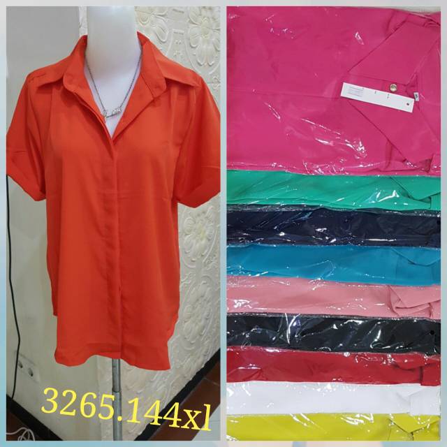 Kemeja sifon import 3265