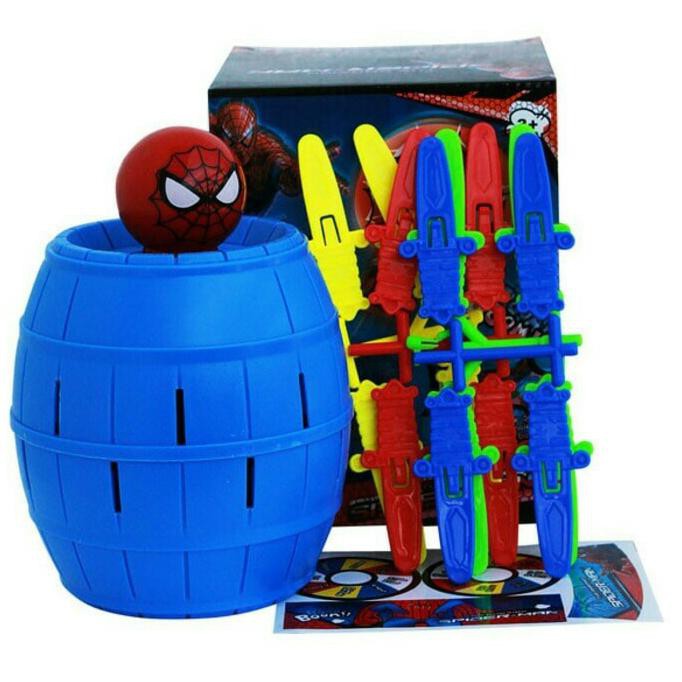 Mainan Pirate Barrel Spiderman Best Seller