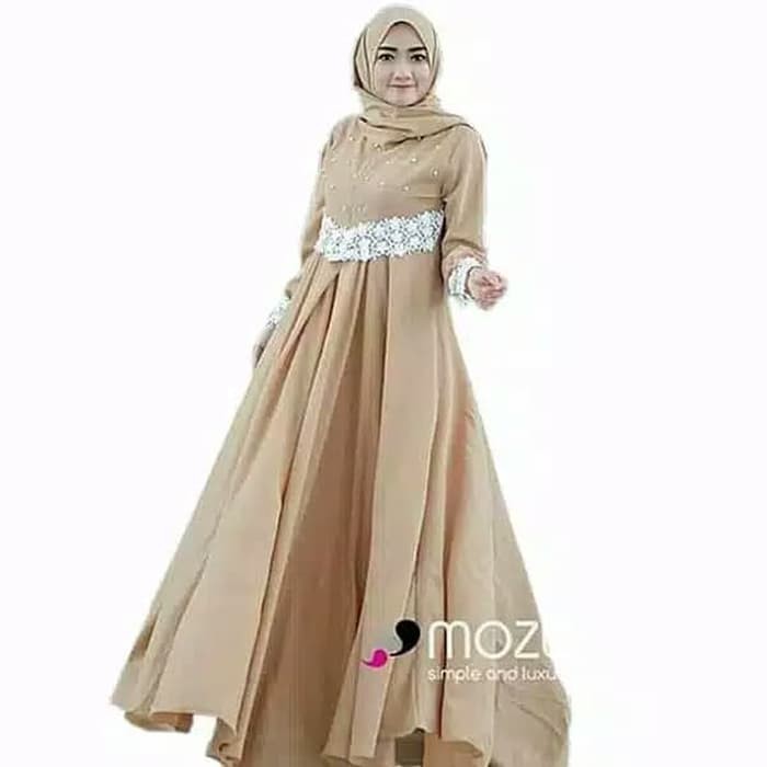 Ns FC Najibah gamis syari polos allsize modis kekinian busui-5