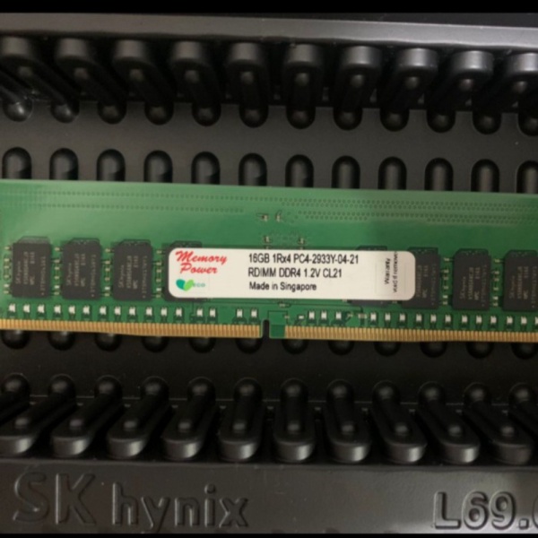 Jual DDR4 MEMORY PC2933 SK RDIMM HYNIX 16GB Limited ORIGINAL 1Rx4 POWER