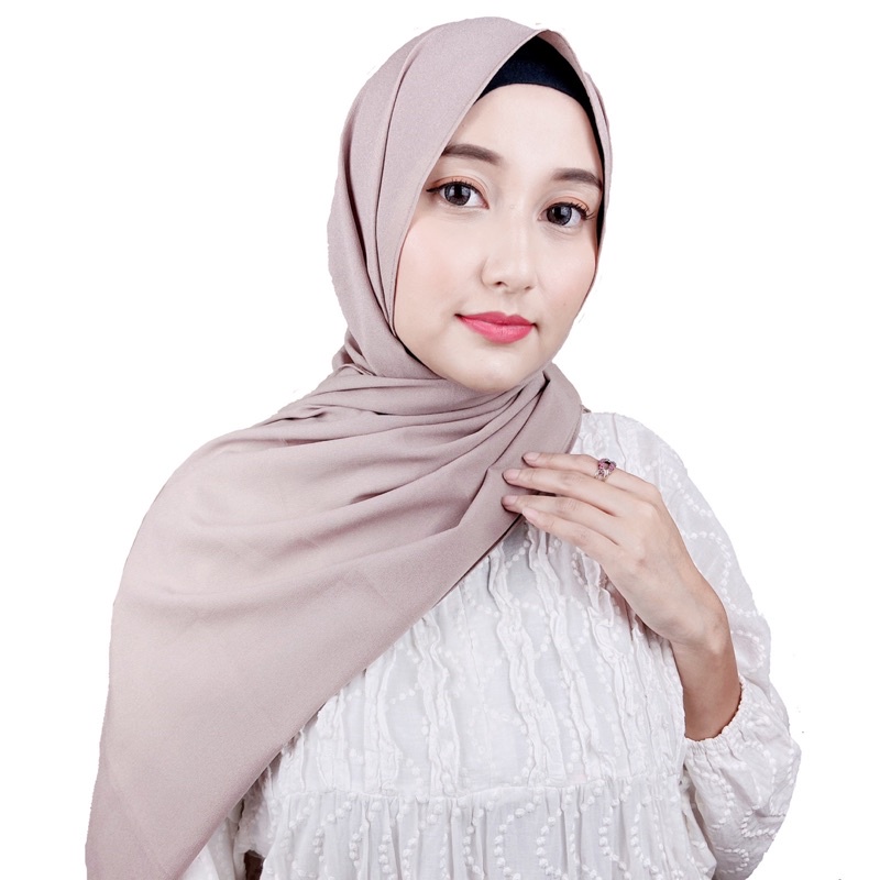 Nouri Avani - Hjab Pashmina Jilbab Tali Instant Sport Diamond Crepe Syari Premium