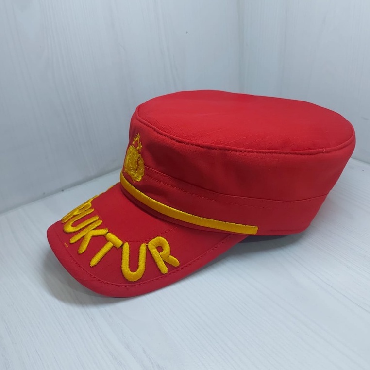 Topi Komando Pama/Perwira Merah Instruktur Ripstop