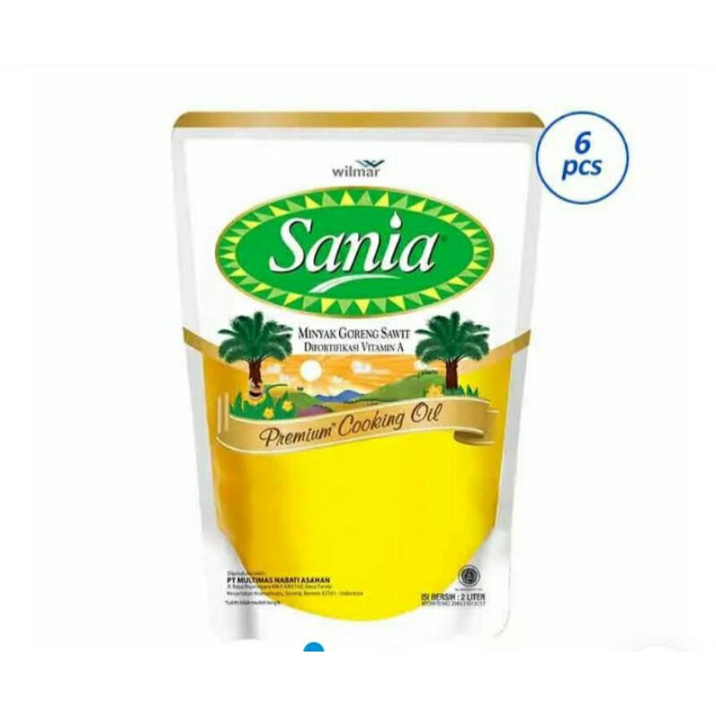 

SANIA PREMIUM MINYAK GORENG POUCH [6 PCS X 2 L ]