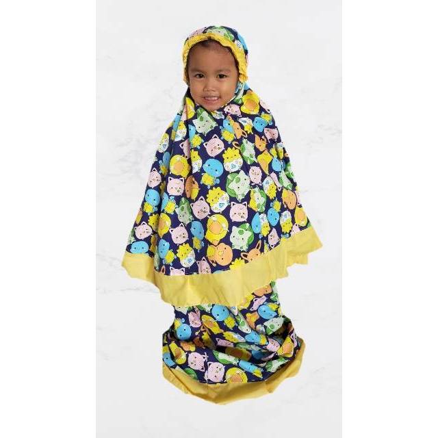 MUKENA  ANAK 1-5 TAHUN MOTIF MURAH / MUKENA KARAKTER LUCU / PERLENGKAPAN SHALAT