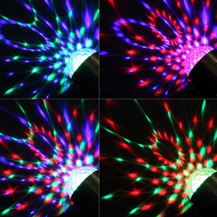 Lampu Disco LED Magic Ball Crystal 20W + Remote Control FREE Flashdisk