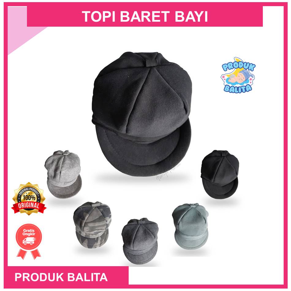 Topi Baret Anak Topi Apolo Anak Bayi Laki-Laki Perempuan Murah