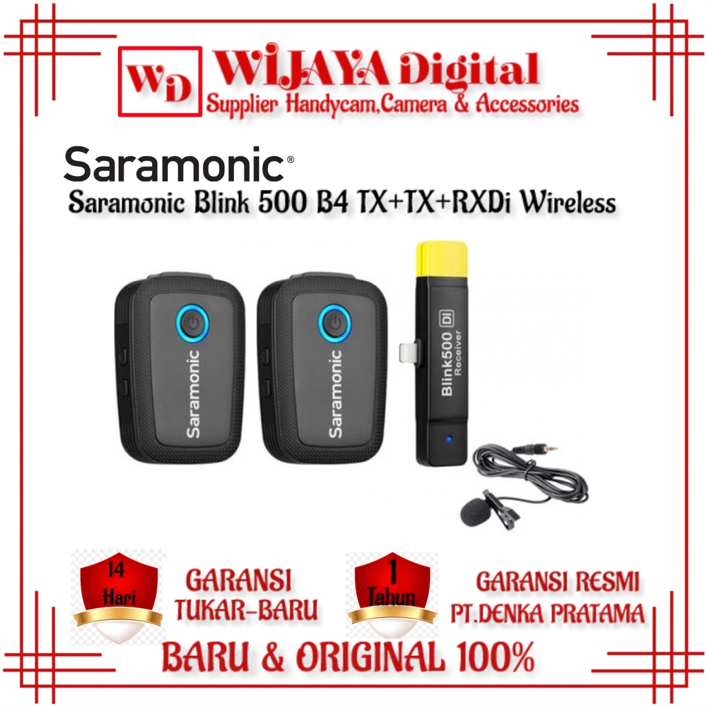 Saramonic Blink 500 B4 TX+TX+RXDi Wireless