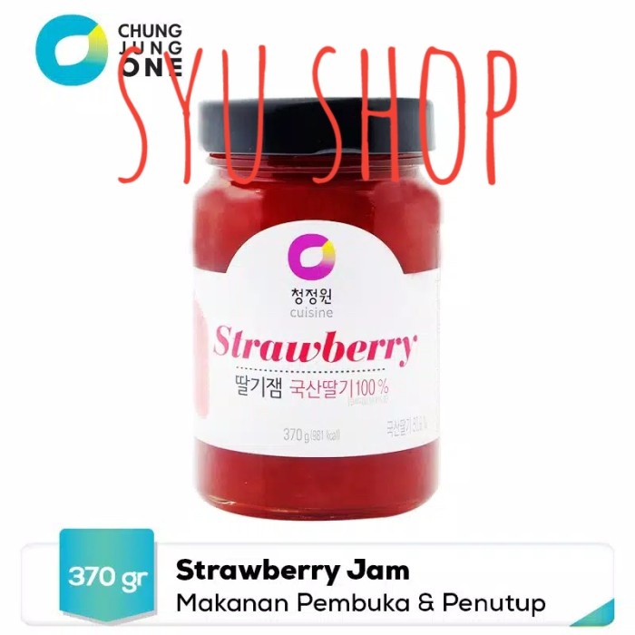 

strawberry jam selai stroberi korea chung jung one daesang 370 gr