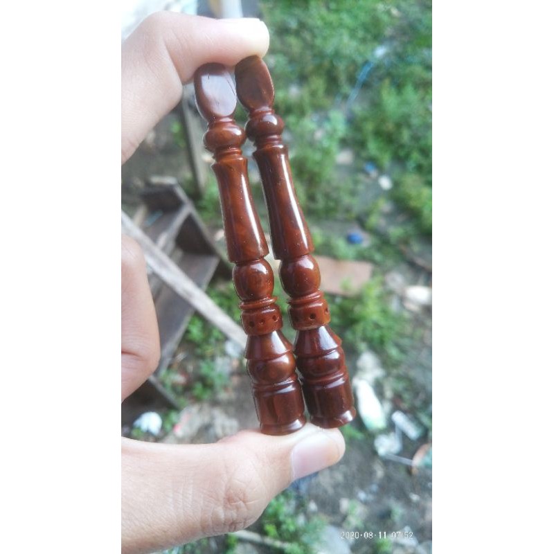 pipa rokok ukir dari kaukah