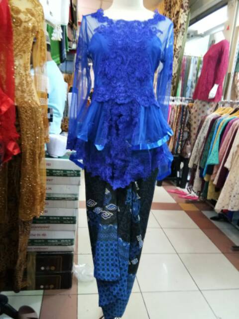 Atasan kebaya wisuda peplum pita corneli + inner-4