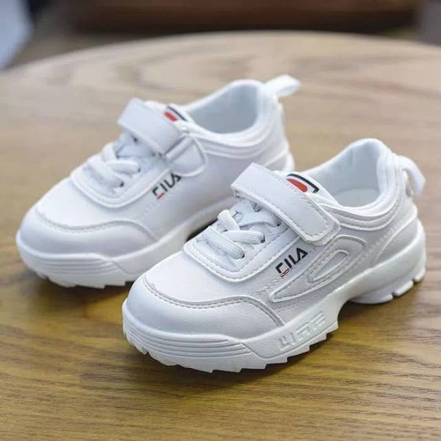 Sepatu fila anak sneakers distruptor ll made in vietnam