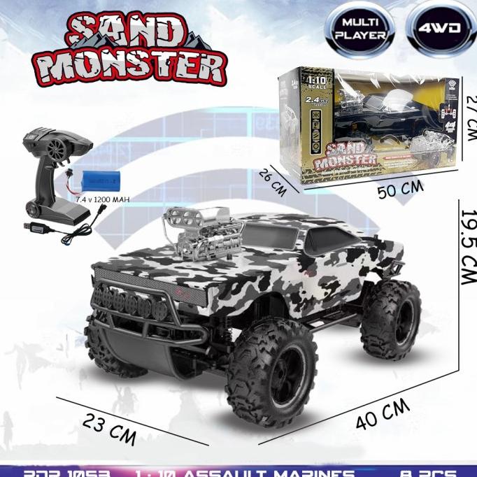 Rc Fast Furious Rock Clawer Offroad Mainan Mobil Remot 4 WD 4x4 1:10