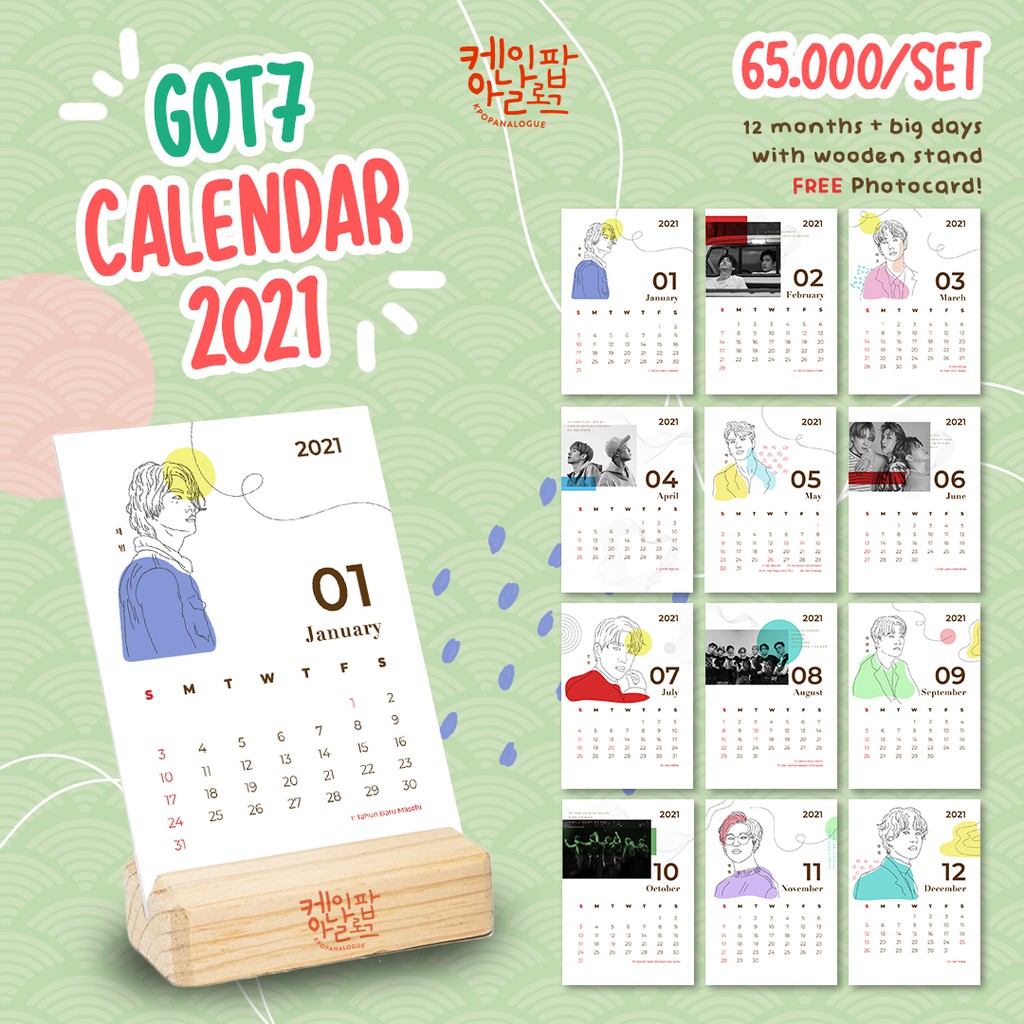 

BTS GOT7 STRAY KIDS CALENDAR 2021 FAST PO KALENDER KPOP CALENDAR KPOP KPOPMERCH MURAH MERIAH LUCU