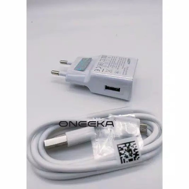 Charger Samsung ORIGINAL 2A Dengan Kabel Micro USB Adaptif Pengisian Cepat Fast charging