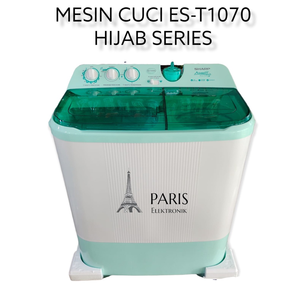 SHARP AQUAMAGIC MESIN CUCI 9 KG HIJAB SERIES ES-T1070SJ / KHUSUS CILEGON