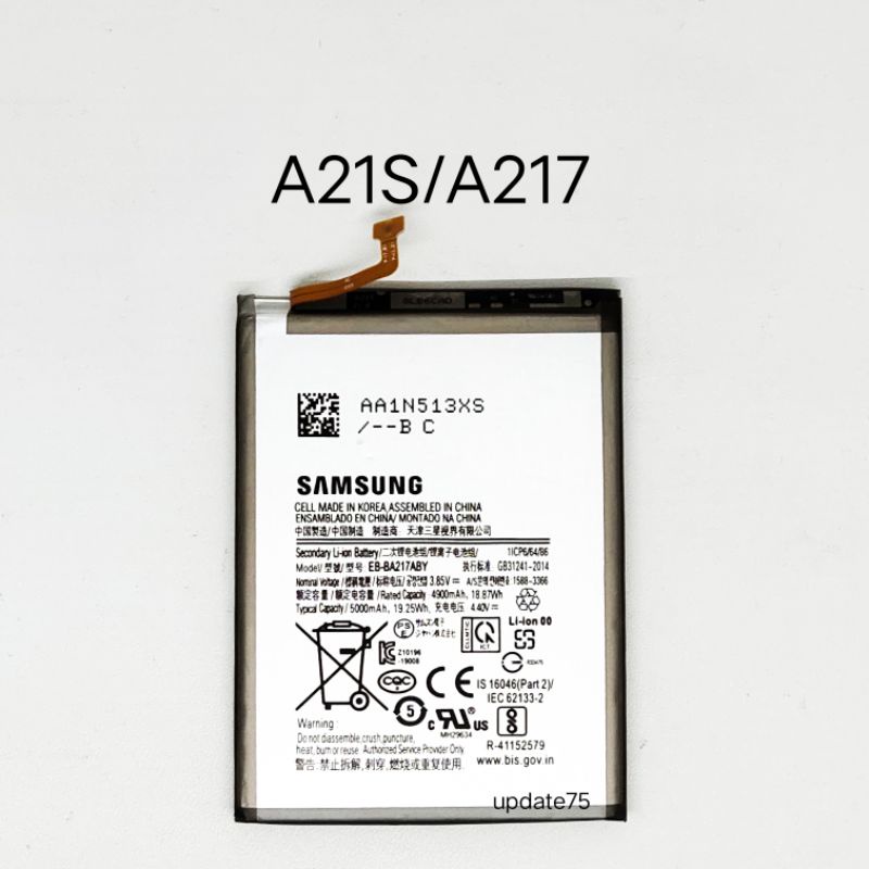 Baterai Samsung A21S A217 A217F A12 A02 EB-BA217ABY