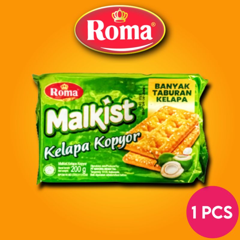 

Roma Malkist Kelapa Kopyor 200gr