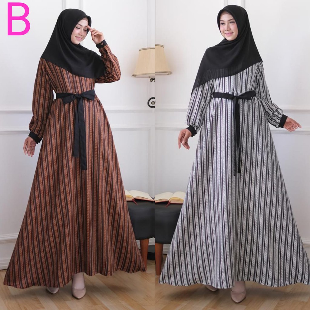 Gamis Fendi by Najah Hijab/ Gamis Premium/ Ichaazkaa