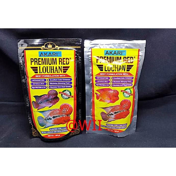 

Akari Super Red Louhan Lohan Premium Makanan Pakan Ikan