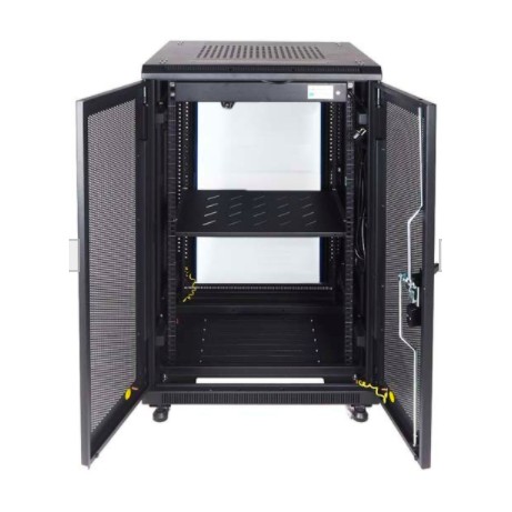 INDORACK IR6020G CLOSE RACK 20U DEPTH 600MM GLASS DOOR