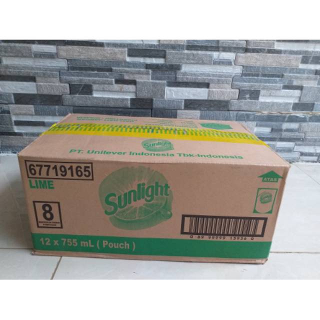 Sunlight Sabun Cuci Piring 755 Ml 1 Dus (Via GOJEK)