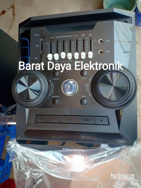 SPEAKER POLYTRON SPEAKER AKTIF PAS 8B28 USB BLUETOOTH KARAOKE MULTIMEDIA XBR