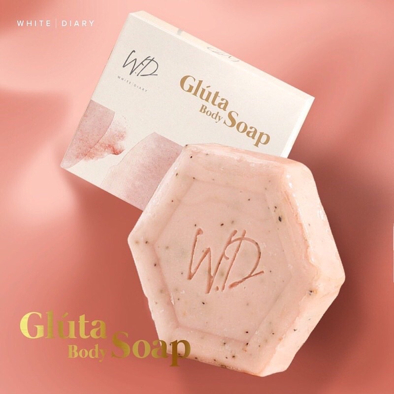 [READY STOK] WHITE DIARY GLUTA BODY SOAP SABUN WHITENING