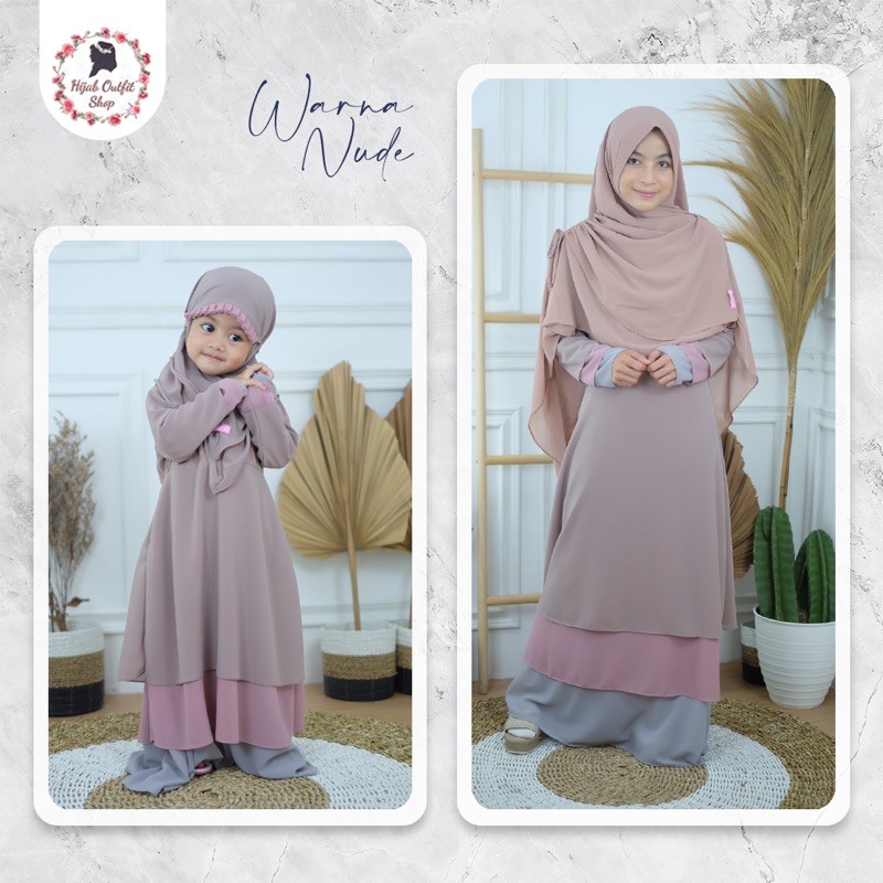 Annasya dress couple ibu anak