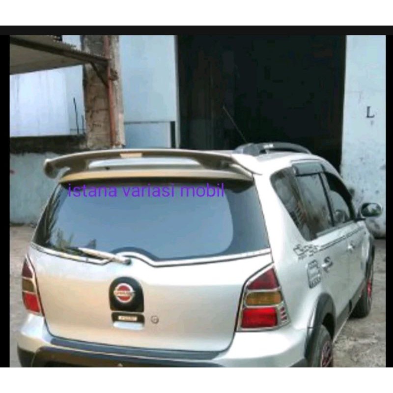 SPOILER GRAND LIVINA MODEL MUGEN BAHAN PLASTIK ABS TANPA CAT