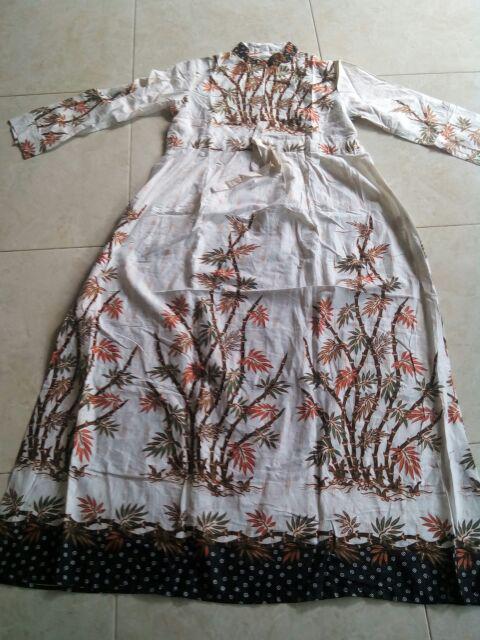 New Batik Couple Keluarga Sarimbit Gamis Jumbo Pring