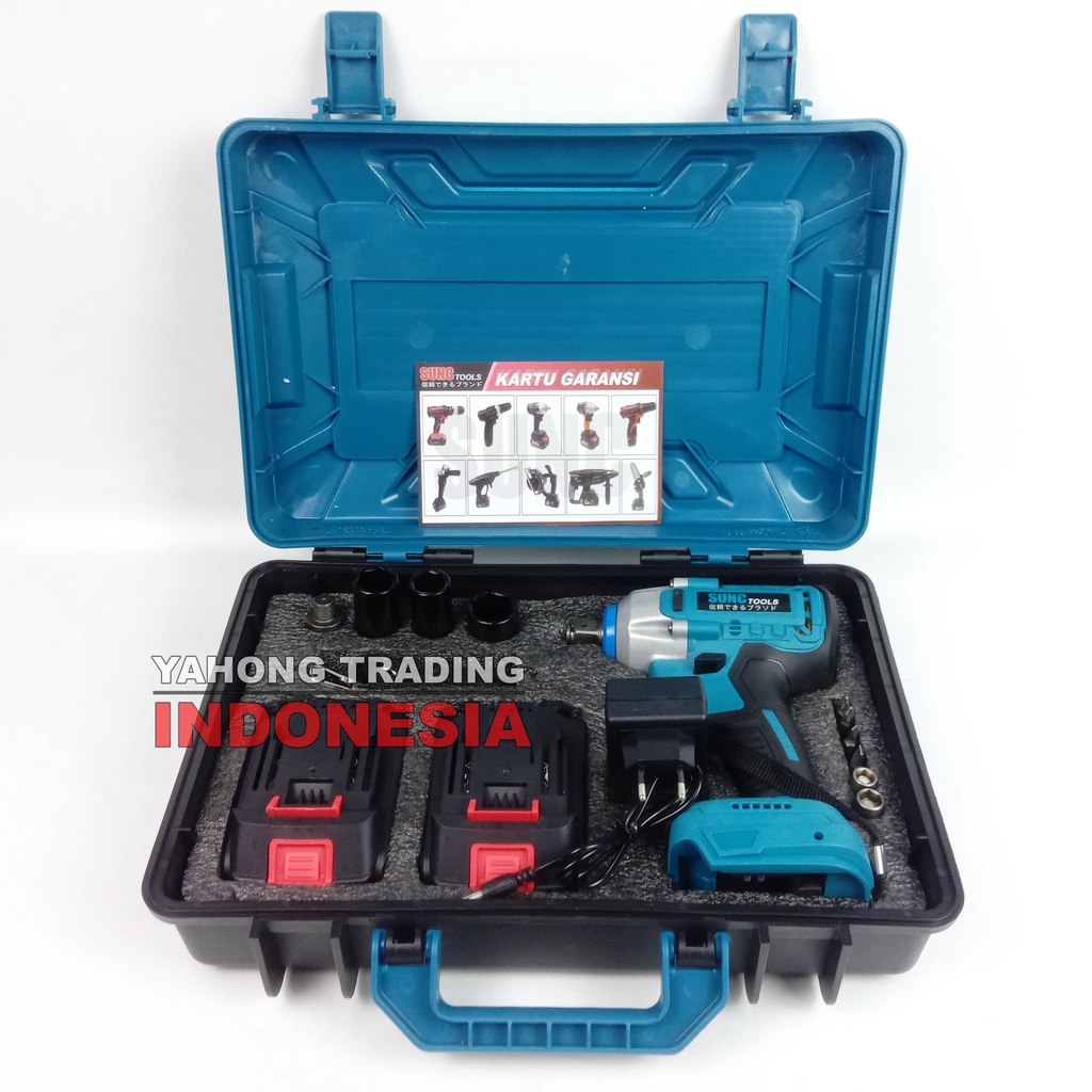 Mesin Impact Baterai Cordless Impact Wrench BRUSHLESS 48V 48VF SUNC TOOLS