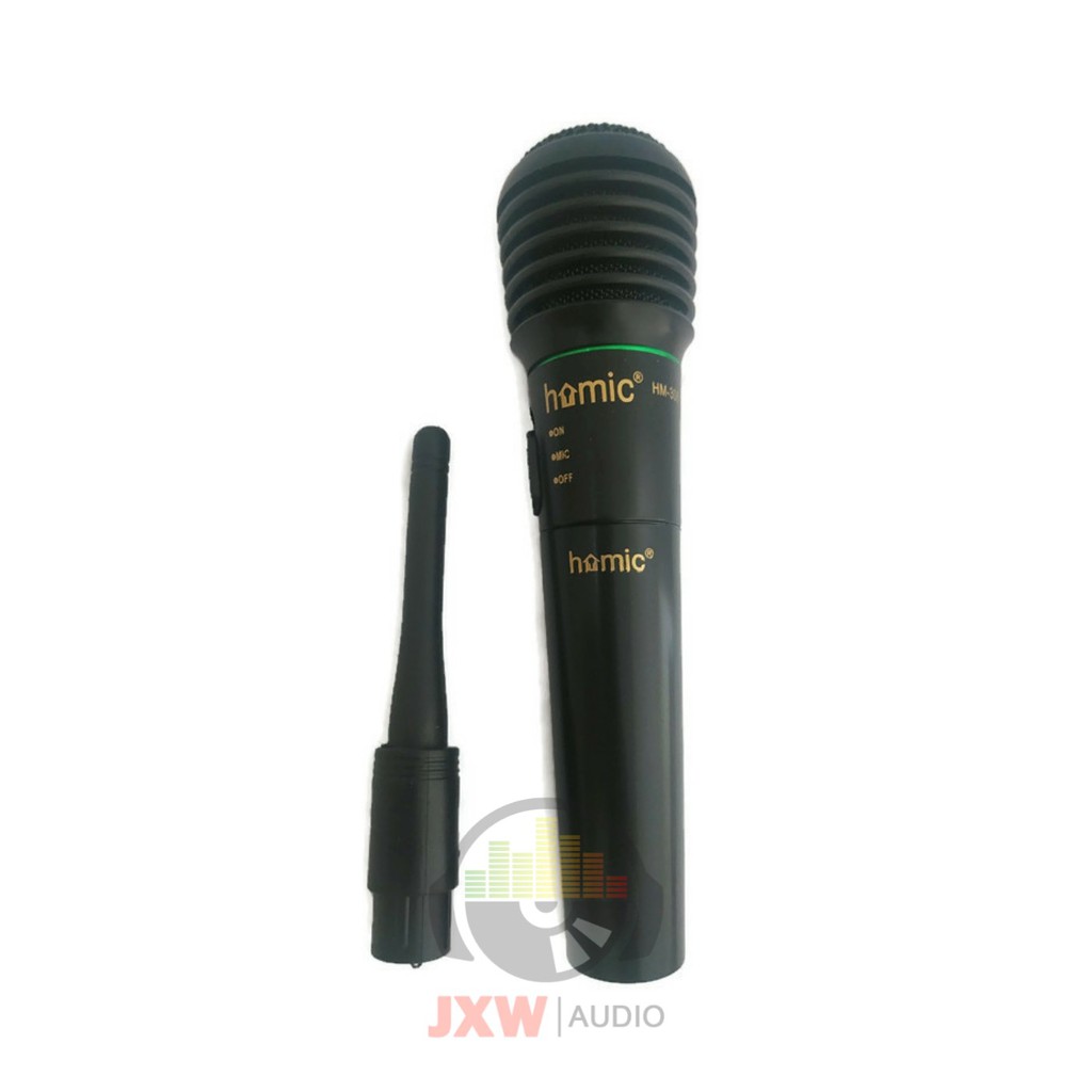 MIC SINGLE WIRELESS HOMIC HM 308 MURAH / MICROPHONE SINGLE WIRELESS HOMIC HM-308 MURAH 2 FUNGSI