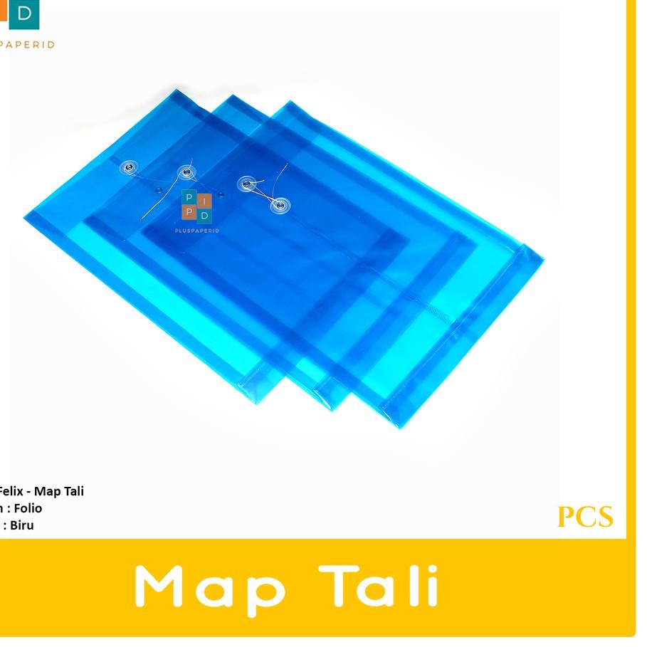 

Promo - PERLUSIN Map Plastik Tali Felix Folio .,