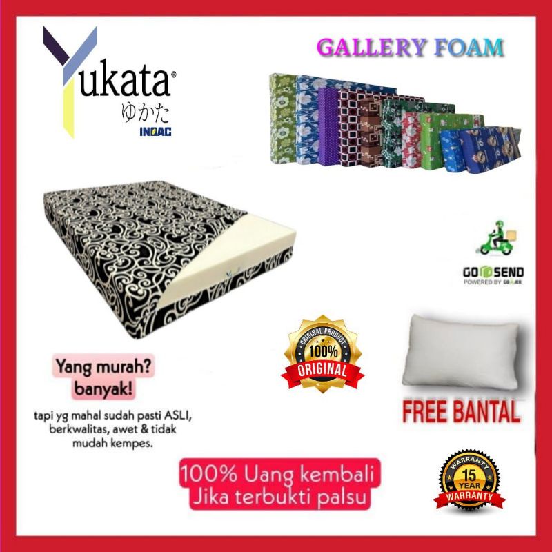 kasur yukata inoac density 23 uk 200x180x30 s/d 200x90x30