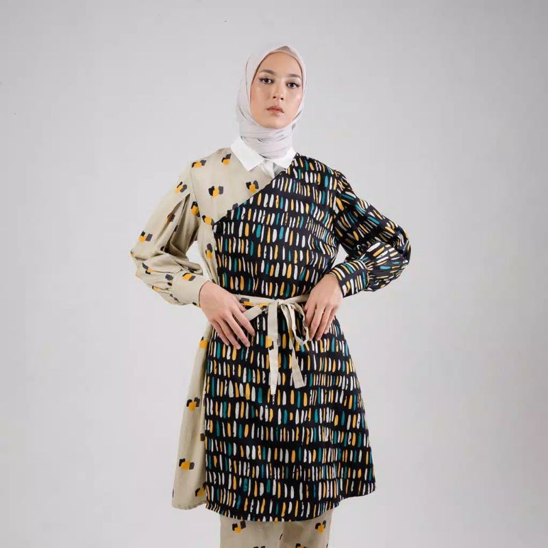 Jenna & Kaia - Delisa Tunik Black