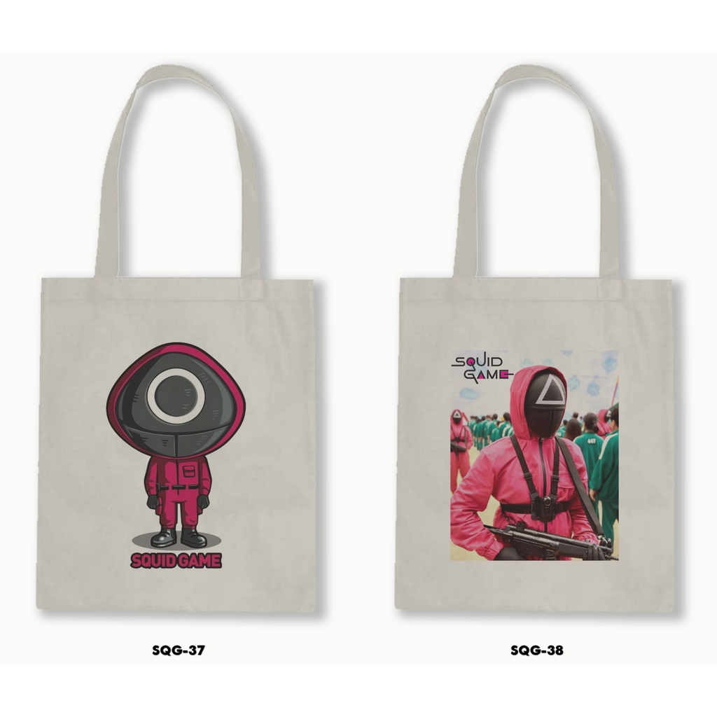 TOTE BAG BLACU - SQUID GAME  03