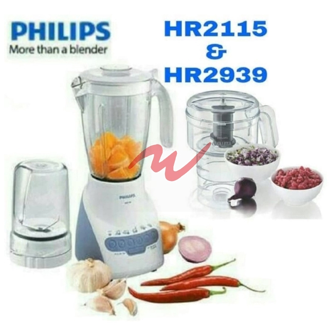 Paket Blender PHILIPS HR2115 + Chopper Philips HR2939