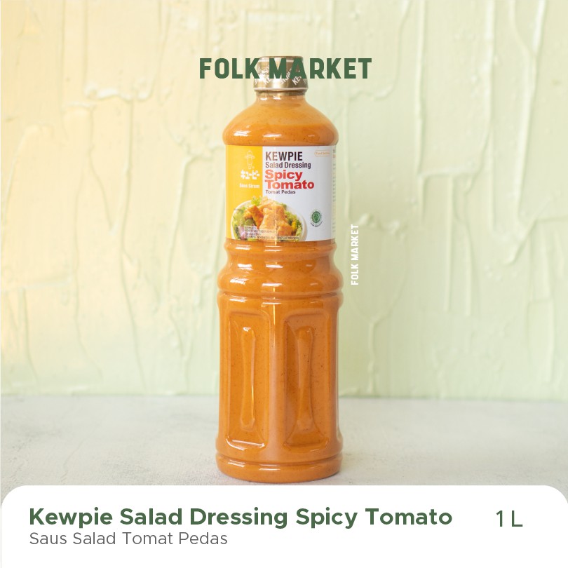 

KEWPIE Salad Dressing Spicy Tomato 1 L | Saus Salad Tomat Pedas 1 Liter