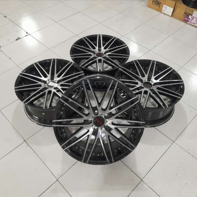 velg mobil seken ring 20 lubang 5 BRAVE R20X9 5X114 ET45