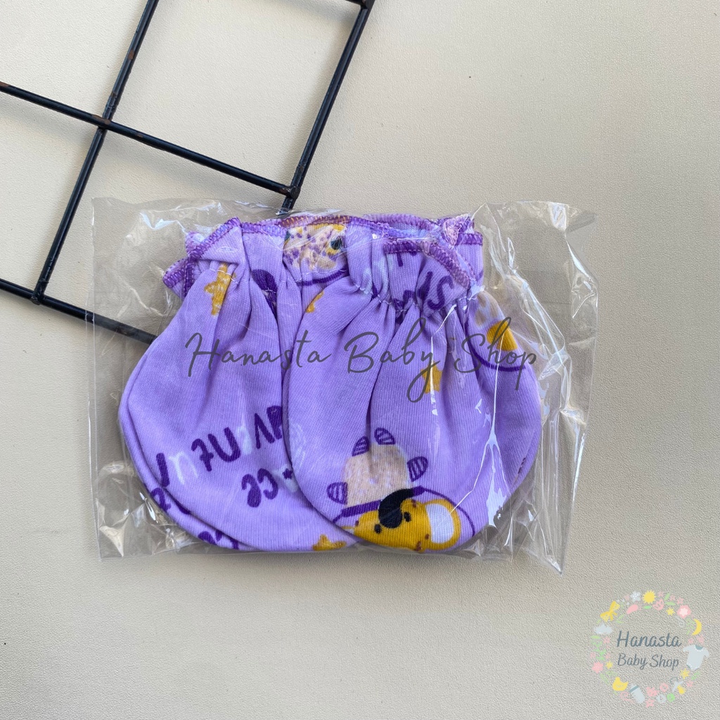 Sarung Tangan Bayi Dan Kaki 1 Set Newborn Baru Lahir Motif Hewan Lucu