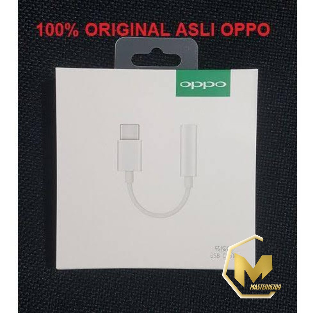 OPPO tipe c To 3.5mm adapter converter audio Jack 3.5mm adapter Headset tipe c original MA270