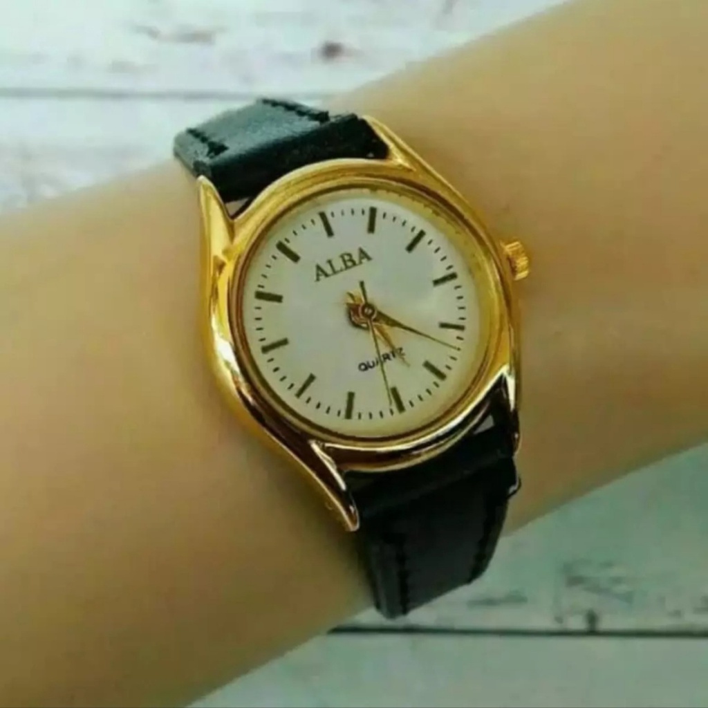 JAM TANGAN WANITA ALBA KULIT JAPAN