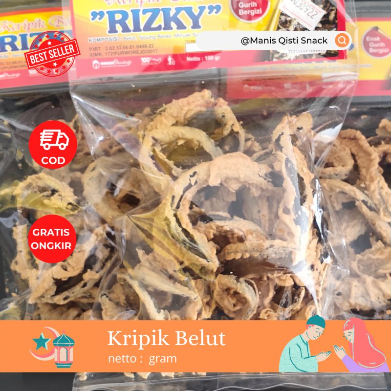 

KRIPIK BELUT RIZKY BERAT 100g GURIH RENYAH BERGIZI