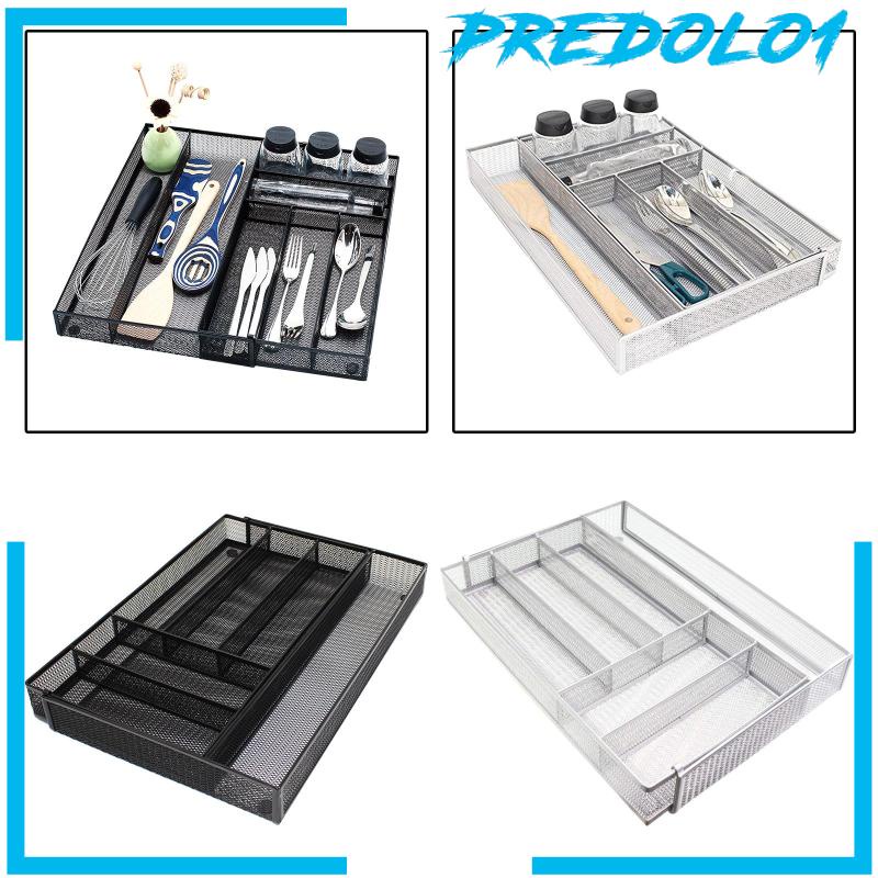 [PREDOLO1] Cutlery Drainer Basket Mesh Drying Drawer Rust Proof Dishwasher for Kitchen