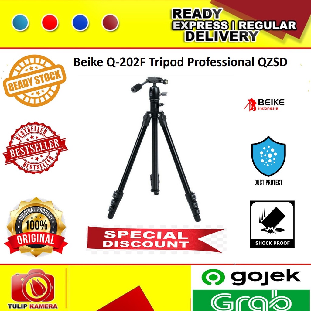 Beike Q-202F Tripod Professional QZSD
