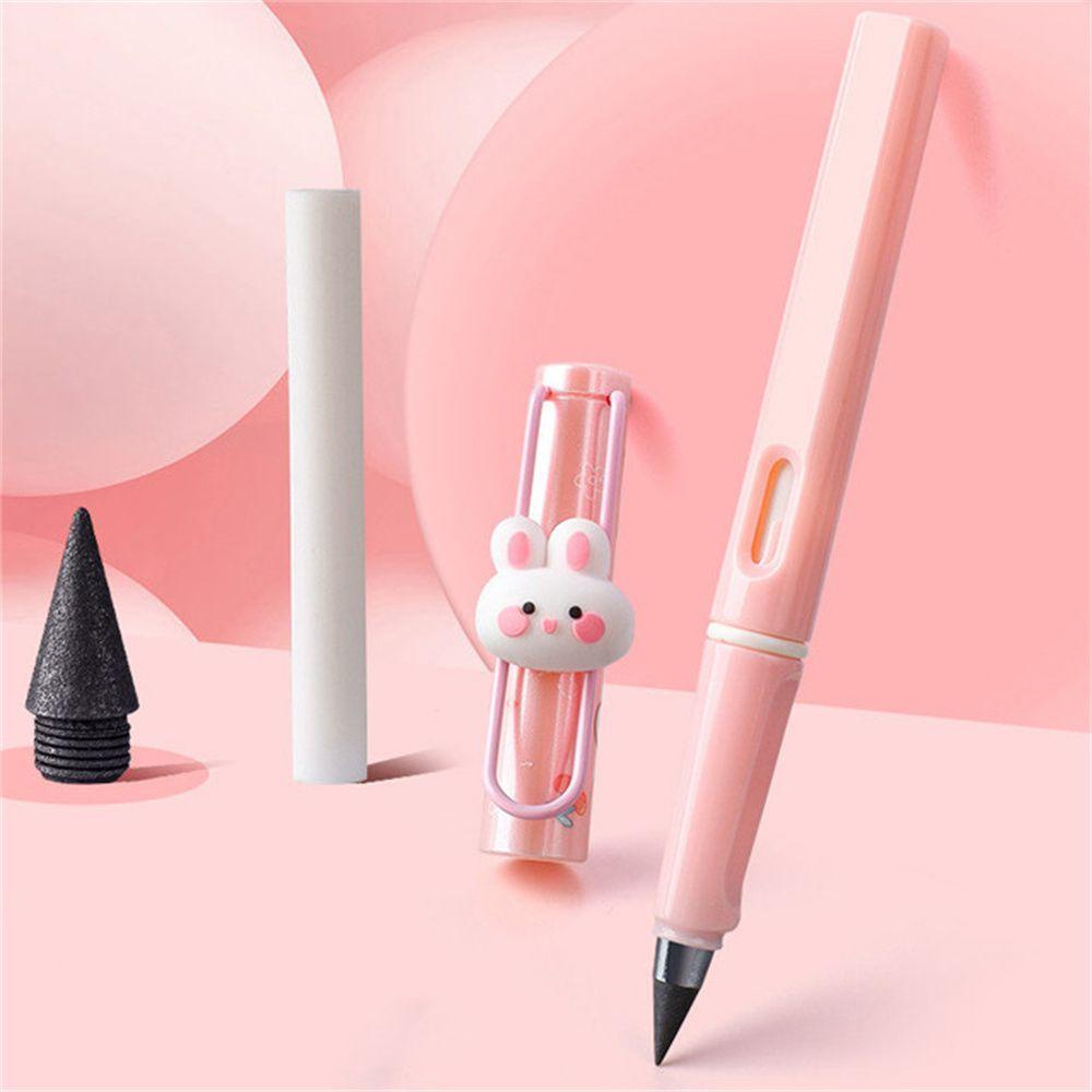 Mxbeauty Pensil Abadi Animals Perlengkapan Kantor HB Anak Pelajar 0.5mm Pensil Tanpa Batas