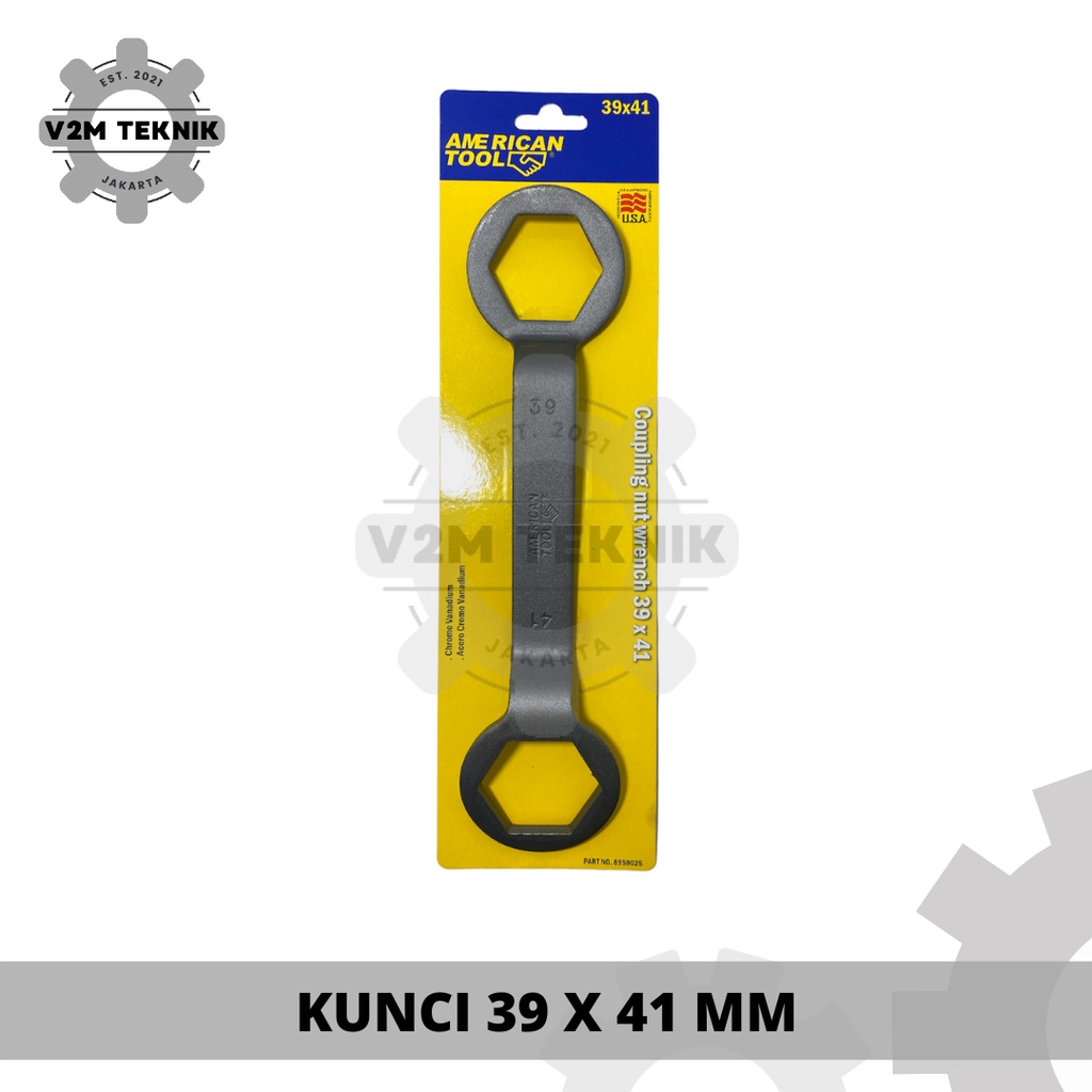 AMERICAN TOOLS Kunci Kopling CVT 39x41 / Coupling Nut Wrench / Kunci 39 x 41 MM
