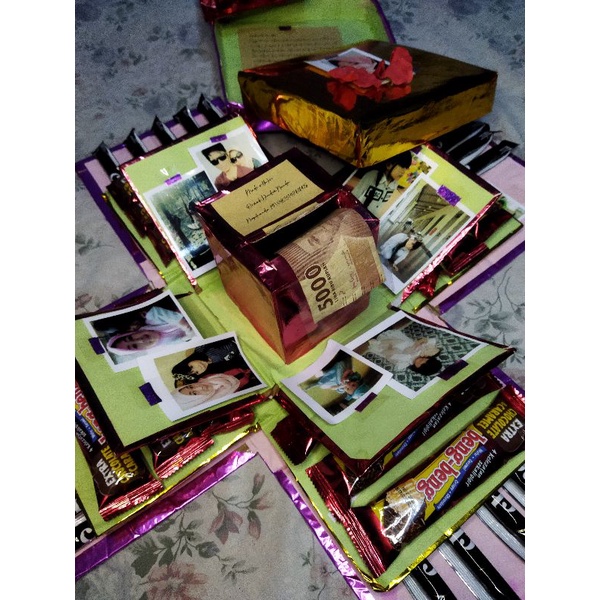 

explosion box kado unik ulang tahun wisuda